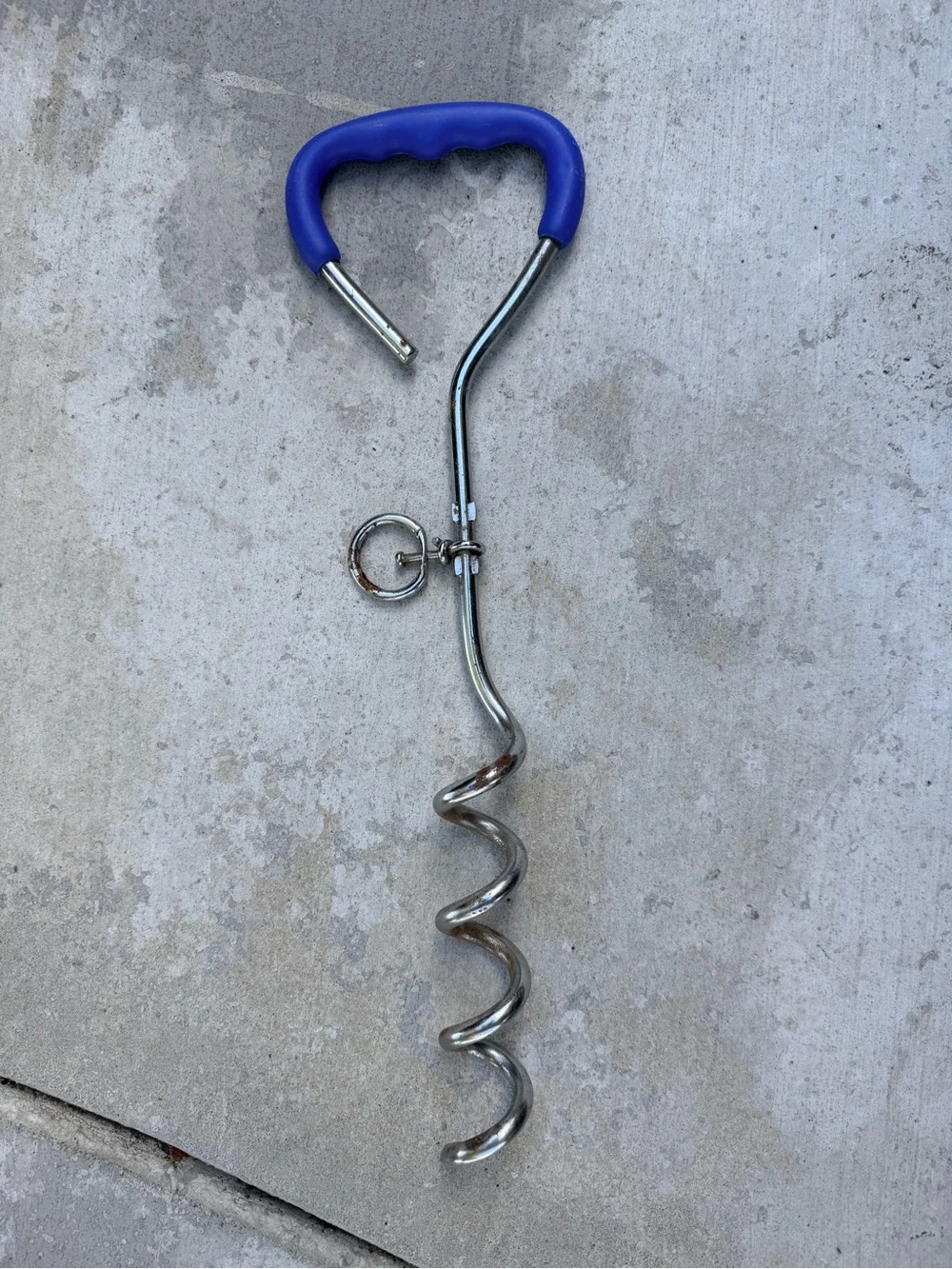 Beach or Grass hook dog leash holder